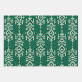 Jamdani Print Folk Pattern Inpakpapier Vel (Voorkant)