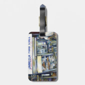 Jameela's Singapore Bagagelabel (Achterkant verticaal)