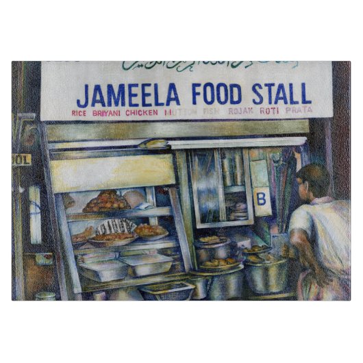 Jameela's Singapore Snijplank (Voorkant)