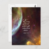 James 1:17 briefkaart (Voorkant / Achterkant)