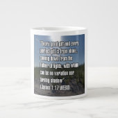 James 1:17 WEBU Mug Extra Grote Beker (Voorkant)