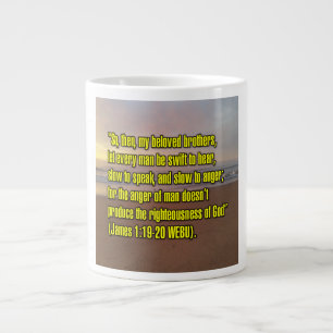 James 1:19-20 WEBU Mug