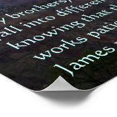 James 1:2-3 Poster (Coin)