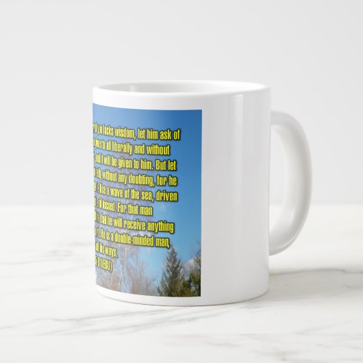 James 1:5-8 WEBU Mug (Devant droit)