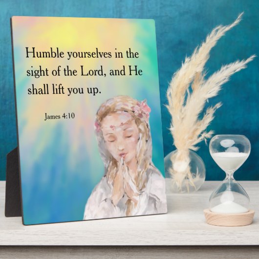 James 4:10 fotoplaat (Zijkant)