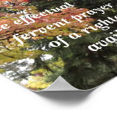 James 5:16 Het effectieve fervent gebed van een Poster (Hoek)