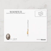 James A. Garfield - 20e President van de VS Briefkaart (Achterkant)