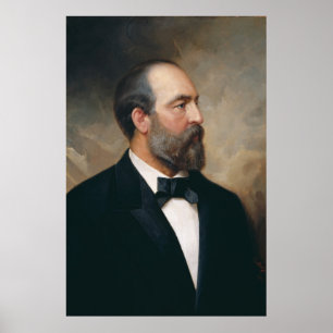 JAMES A. GARFIELD door Ole Peter Hansen Balling Poster