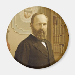 James A Garfield magnet Magneet