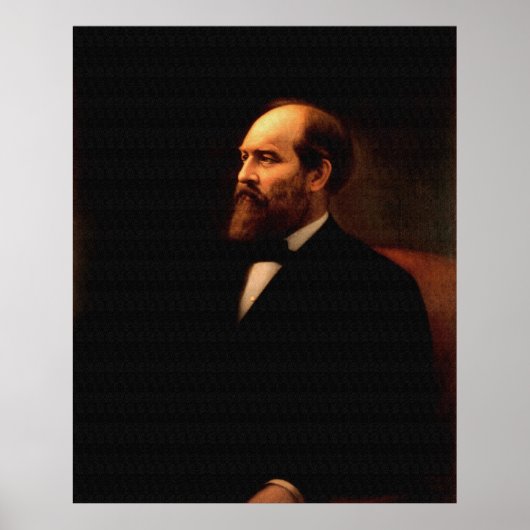 JAMES A. GARFIELD Portret van Calvin Curtis Print (Voorkant)
