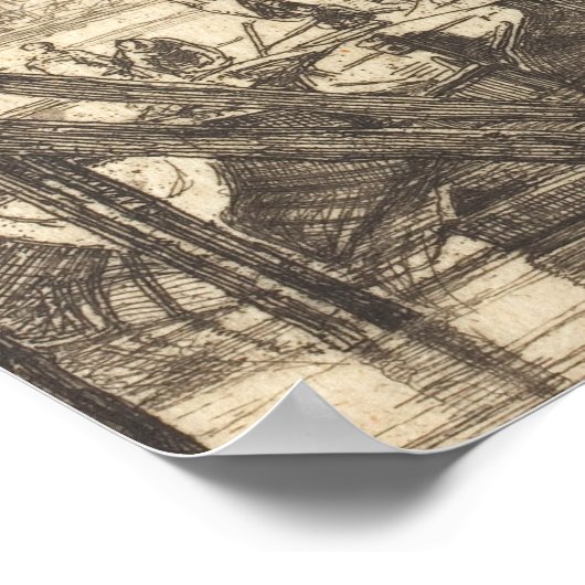 James Abbott McNeill Whistler - Limehouse Poster (Hoek)