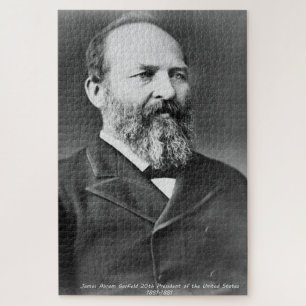 James Abraham Garfield 20e president van Amerika. Legpuzzel