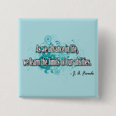 James Anthony Froude Vierkante Button 5,1 Cm (Voorkant)