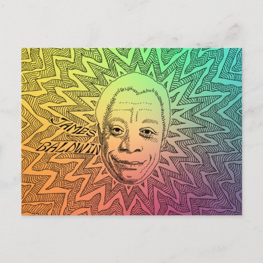 James Baldwin Briefkaart (Voorkant)