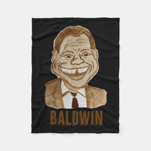 James Baldwin Fleece Deken (Voorkant)