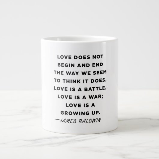 James Baldwin Quote Mok (Voorkant)