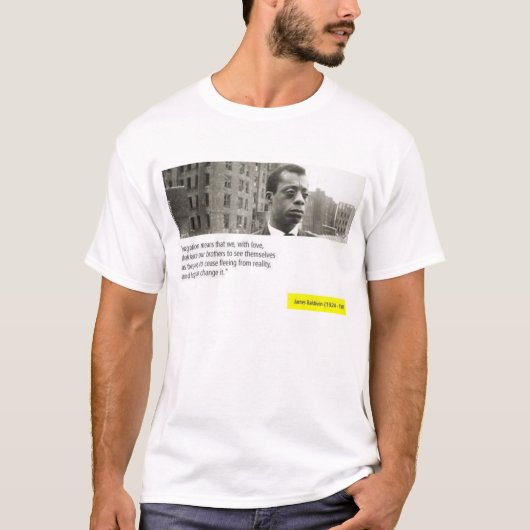 James Baldwin T-shirt (Voorkant)