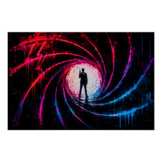 James Bond 007 Pistool Perfect Poster