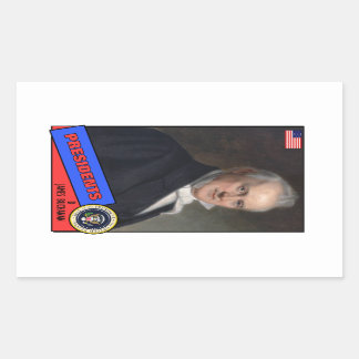 James Buchanan Baseball Card Rechthoekige Sticker