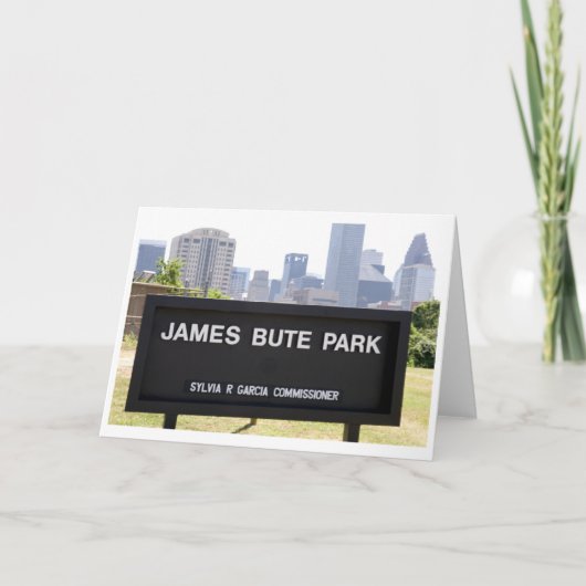 James Bute Park Kaart (Voorkant)