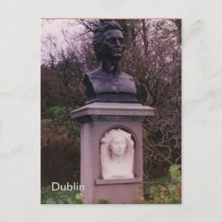 James Clarence Mangan Monument, Dublin, Ierland Briefkaart