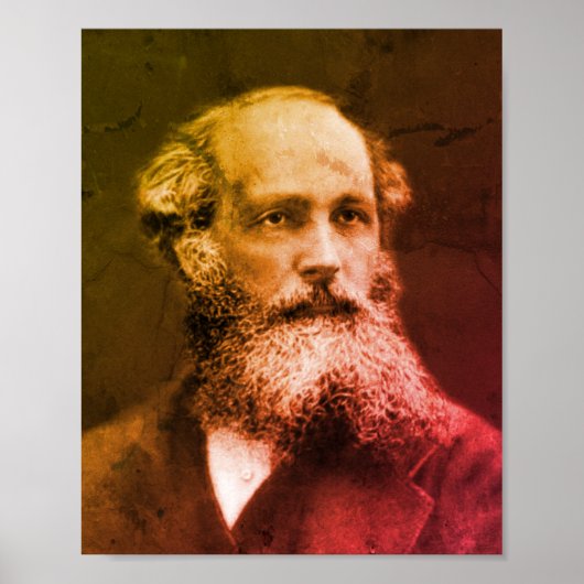 James Clerk Maxwell Poster (Voorkant)