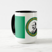 James Connolly Quote - Irish Flag - Coffee Mok (Voorkant links)