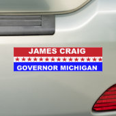 James Craig Michigan Gouverneur Bumpersticker (Op auto)