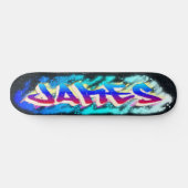 JAMES Customisé Graffiti Skateboard (Horz)