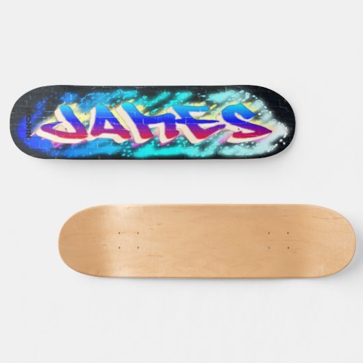JAMES Customisé Graffiti Skateboard (Horz)