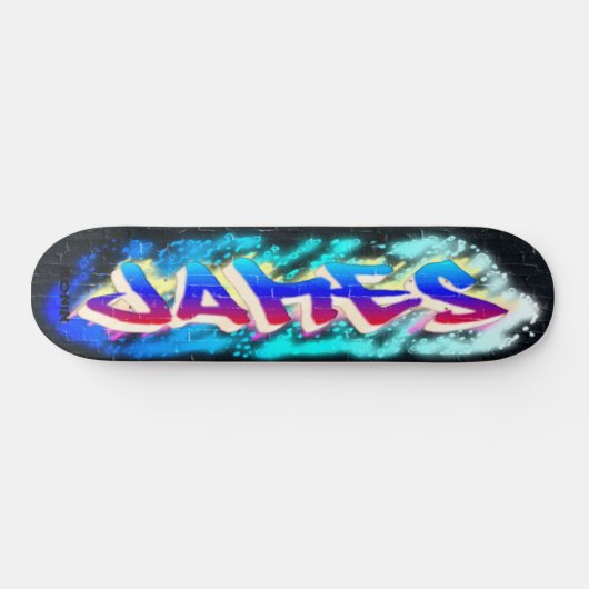 JAMES Customisé Graffiti Skateboard (Horz)