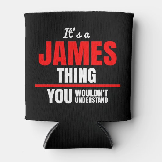 James ding dat je niet zou begrijpen blikjeskoeler (Voorkant)