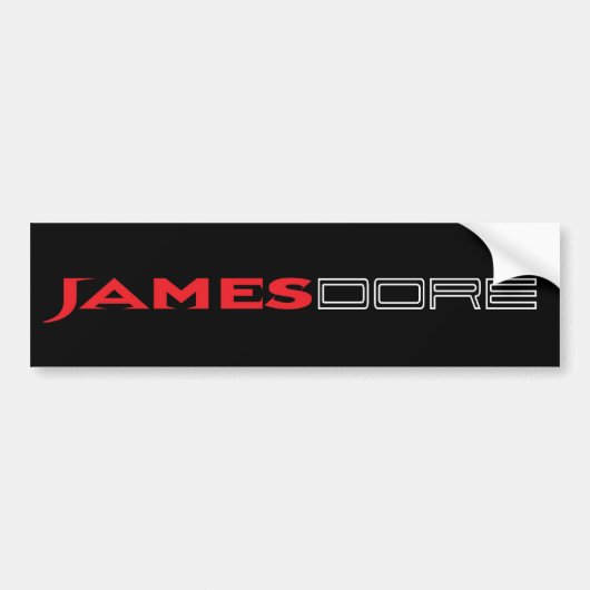 James Dore' Porsche Style "HPE" Sticker (Voorkant)