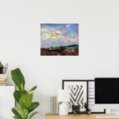 James Ensor Adam en Eva zijn uit het paradijs geze Poster (Thuiskantoor)