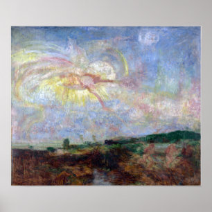 James Ensor Adam en Eva zijn uit het paradijs geze Poster
