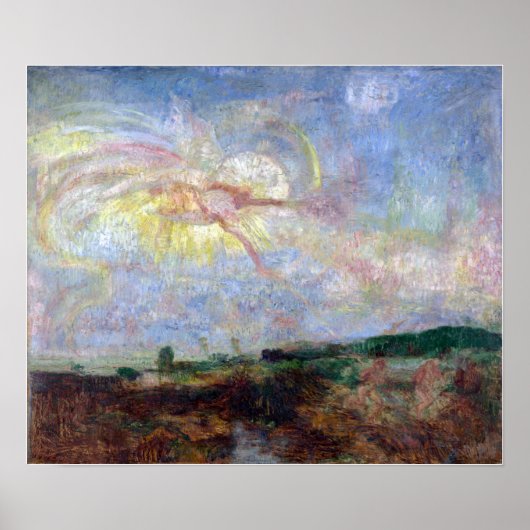 James Ensor Adam en Eva zijn uit het paradijs geze Poster (Voorkant)