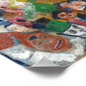 James Ensor Christus's binnenkomst in Brussel in 1 Poster (Hoek)