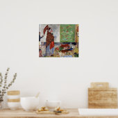 James Ensor Versterking van de Maskermuis Poster (Keuken)