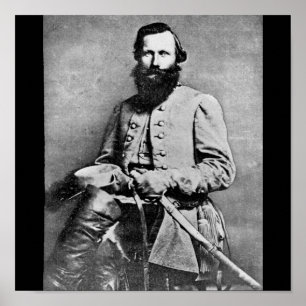 James Ewell Brown Stuart circa 1833-1864 Poster