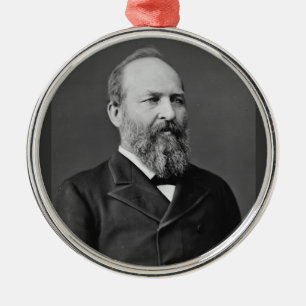 James Garfield 20th President Metalen Ornament
