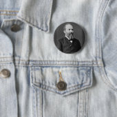 James Garfield 20th President Ronde Button 5,7 Cm (In situ)