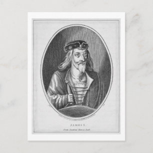James I (1394-1437), King of Scotland, van Johnst Briefkaart