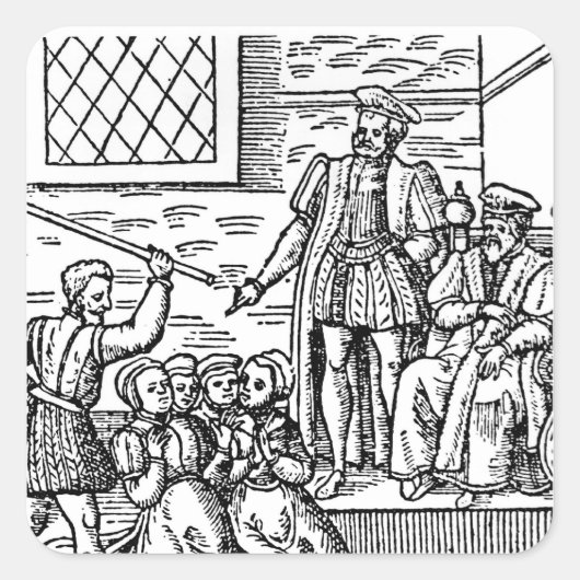 James I of England and VI of Scotland Vierkante Sticker (Voorkant)