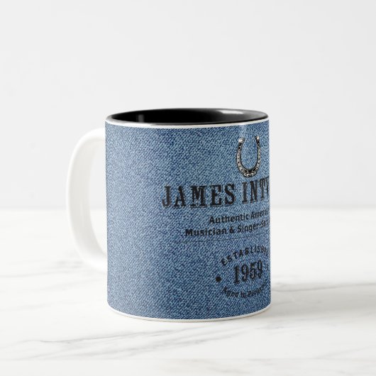 James Intveld Blue Denim Mug  (Devant gauche)