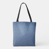 James Intveld Blue Denim Tote Bag (Achterkant)