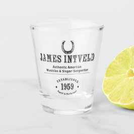 James Intveld Hoefijzer Shotglas Shot Glas