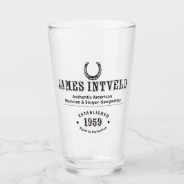 James Intveld Horseshoe Beer Glass Glas