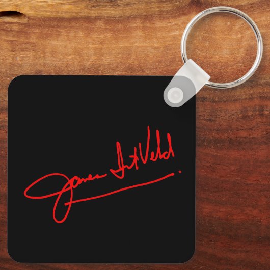 James Intveld Photo with Autograph Sleutelhanger (Achterkant)