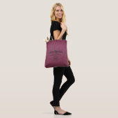 James Intveld Red Denim Tote Bag (Sur le modèle)