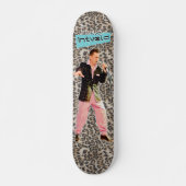 James Intveld Rockabilly Leopard Skateboard (Voorkant)